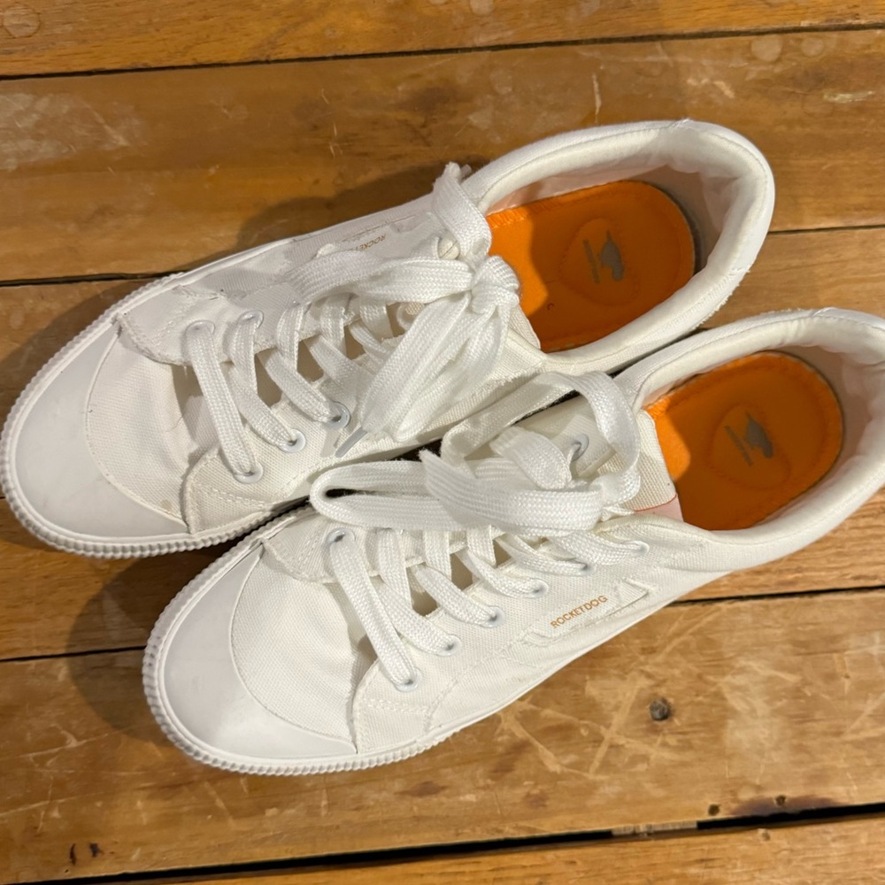 Women’s white rocket dog sneaker